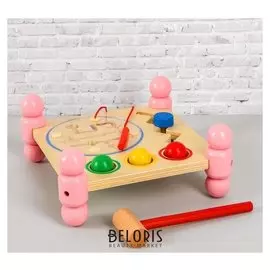 Игрушка из дерева "Логический столик"