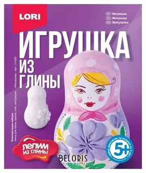 Игрушка из глины "Матрешка"