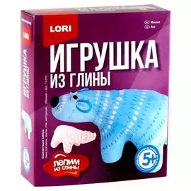 Игрушка из глины "Мишка"