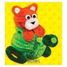 Игрушка из меховых палочек "Котик"