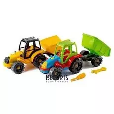 Игрушка «Конструктор-трактор с прицепом»