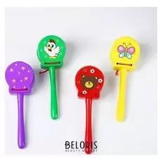 Игрушка музыкальная колотушка «Зверята», микс