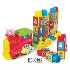 Игрушка музыкальная Музыкальный поезд Буковка, цвета красный