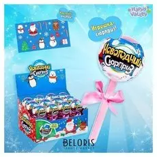 Игрушка на палочке «Новогодний сюрприз», снеговички