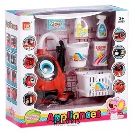 Игрушка Пылесос с аксессуарами, световые и звуковые эффекты