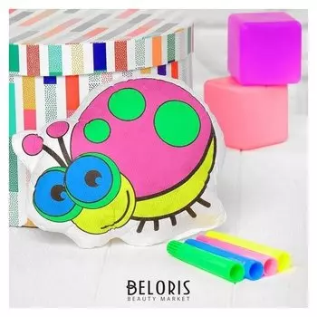 Игрушка-раскраска «Божья коровка»(Без маркеров) в пакете