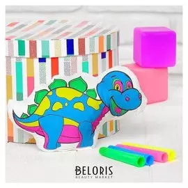 Игрушка-раскраска «Динозавр» (Без маркеров) в пакете