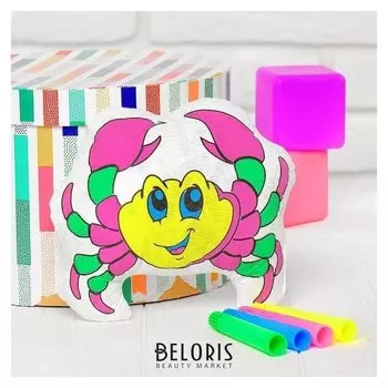 Игрушка-раскраска «Крабик» (Без маркеров) в пакете