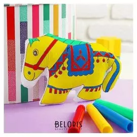 Игрушка-раскраска «Лошадка» (Без маркеров) в пакете