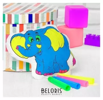 Игрушка-раскраска «Слоник» (Без маркеров) в пакете