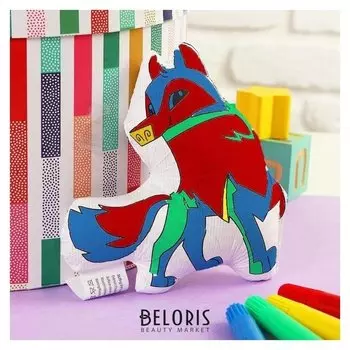 Игрушка-раскраска «Собачка»(Без маркеров) в пакете