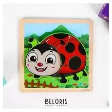 Игрушка развивающая пазл Божья коровка