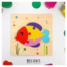 Игрушка развивающая пазл Рыбка