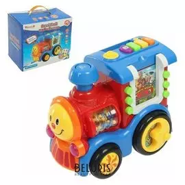 Игрушка развивающая «Весёлый паровозик» с обучающими карточками, световые и звуковые эффекты