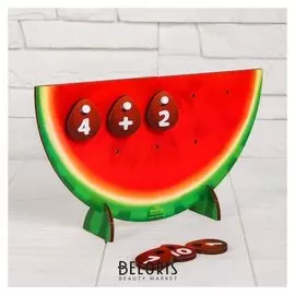 Игрушка с крючками Числовой арбуз