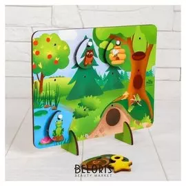 Игрушка с крючками Кто где живёт?