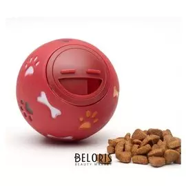 Игрушка-шар под лакомства "Косточки и лапки", 7,5 см