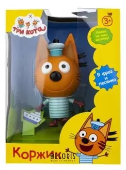 Игрушка «Три кота. коржик» 15,7 см, со звуком, 9 фраз и песенка