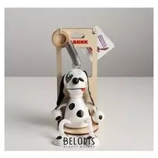 Игрушка-вознесенск «Собака с пятнышками» в упаковке