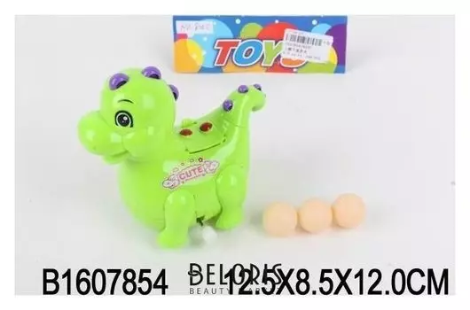 Игрушка заводная Динозаврик с яйцами