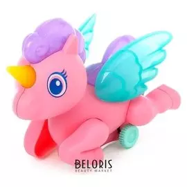 Игрушка заводная Единорог световые эффекты