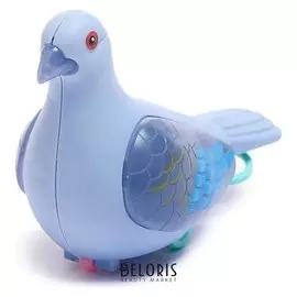 Игрушка заводная «Голубь», световые эффекты