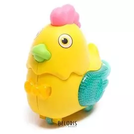 Игрушка заводная «Курочка», световые эффекты