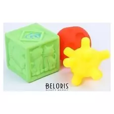 Игрушки для ванны Кубик и мячики 3 шт