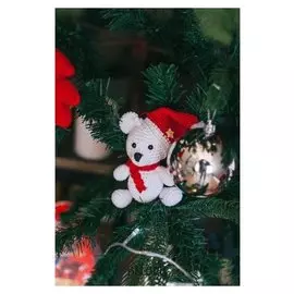 Игрушки на ёлку «Мягкие мишки», набор для вязания, 15 × 13 × 4 см