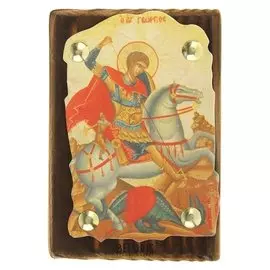 Икона "Св. Георгий Победоносец" на подвесе
