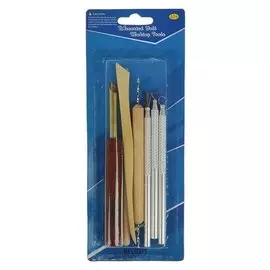 Инструменты для творчества набор 7 шт дерево, металл 14 см 20,8х8 см