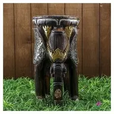 Интерьерный сувенир дерево "Слоник" 22х22х40 см