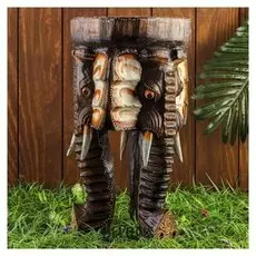 Интерьерный сувенир дерево "Слоники" 22х22х40 см