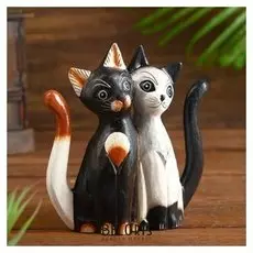 Интерьерный сувенир "Милая парочка котят" 20 см