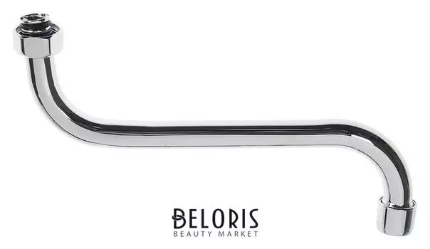 Излив для смесителя "Центр сантехники", метрическая резьба м22x1.5, длина 220 мм, высота 65 мм, D=16, хром