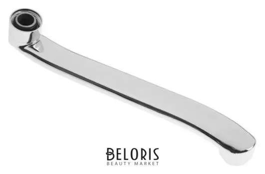 Излив для смесителя Zein, изогнутый, нерж. сталь, 25 см, аэратор пластик