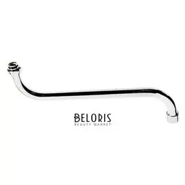 Излив для смесителя Zein, S-образный, сталь, 30 см, аэратор пластик, сетка металл