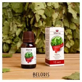 Эфирное масло "Мята", флакон-капельница, аннотация, 15 мл