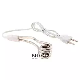 Электрокипятильник Luazon LEK 01, 500 Вт, спираль кольцо, 11х3 см, 220 В, белый