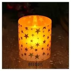 Электронная свеча «Звезды», 5 х 5,7 см