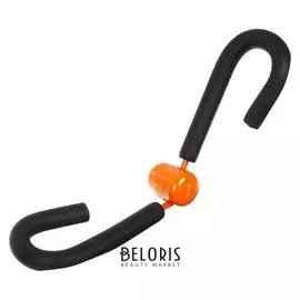 Эспандер Torres Thigh Master, пластиковая защита пружины, мягкие ручки, цвет серый/оранжевый