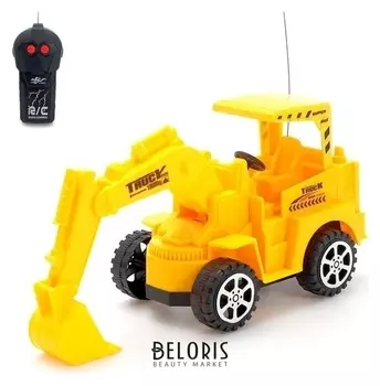 Экскаватор радиоуправляемый «Спецтехника», работает от батареек