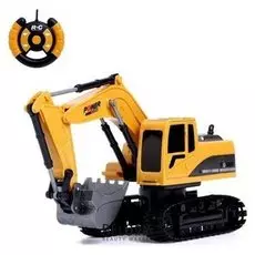 Экскаватор радиоуправляемый «Строитель», с элементами из металла