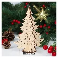 Ёлочка настольная сборная, 11,5 × 15 см