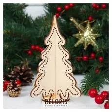 Ёлочка настольная сборная, 12 × 15 см