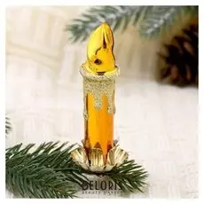 Ёлочная игрушка "Свеча"