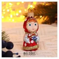 Ёлочное украшение "Девочка" H-8 см