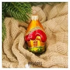 Ёлочное украшение "Домик мини"9 см