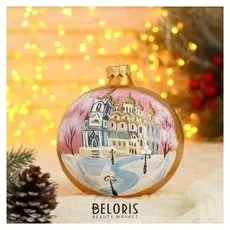 Ёлочный шар D-10 см "Владимирский успенский собор" ручная роспись