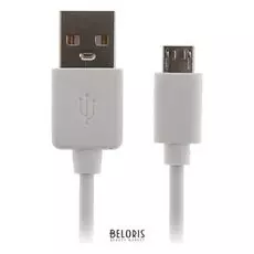 Кабель Blast, USB - Microusb, 1 А, 2 м, белый